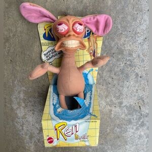 Mattel Ren & Stimpy Vintage 1992 Talking Plush 14 Dolls NIB NRFB 📦